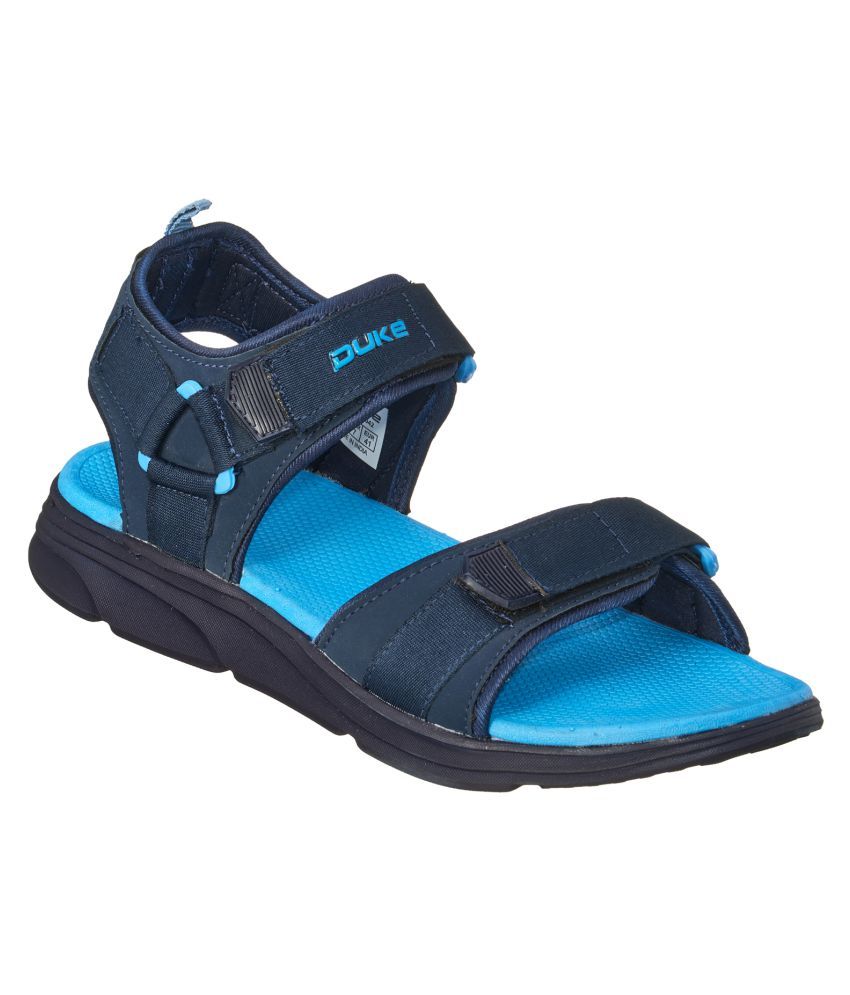     			Duke Navy Mesh/Textile Sandals