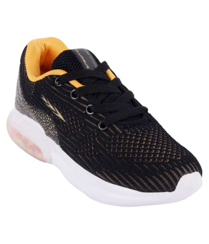     			Columbus MotorRide Black Sports Casual Outdoor Running,Walking Kids Shoes For Boys and Girls