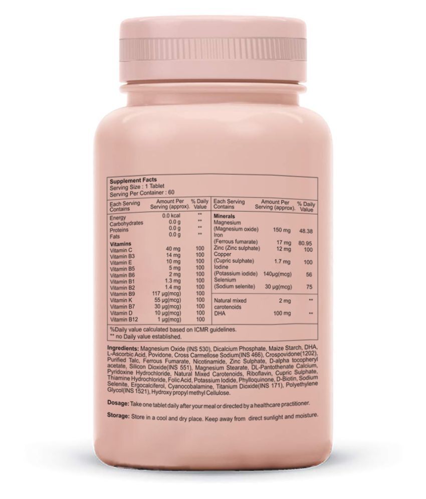 SheNeed Prenatal Vitamins Supplements 60 no.s Vitamins Tablets Buy