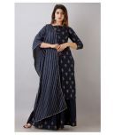 FabbibaPrints Cotton Kurti With Skirt - Stitched Suit