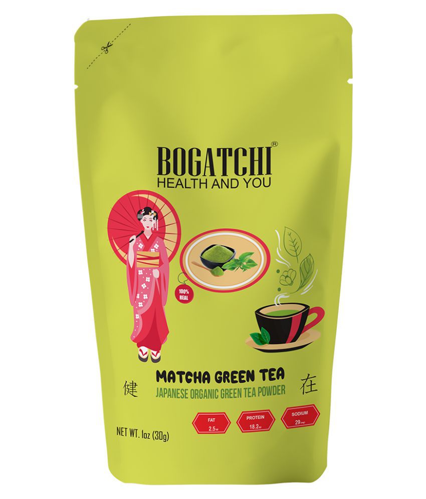 BOGATCHI Matcha Green Tea Powder Energy Drink 30 g