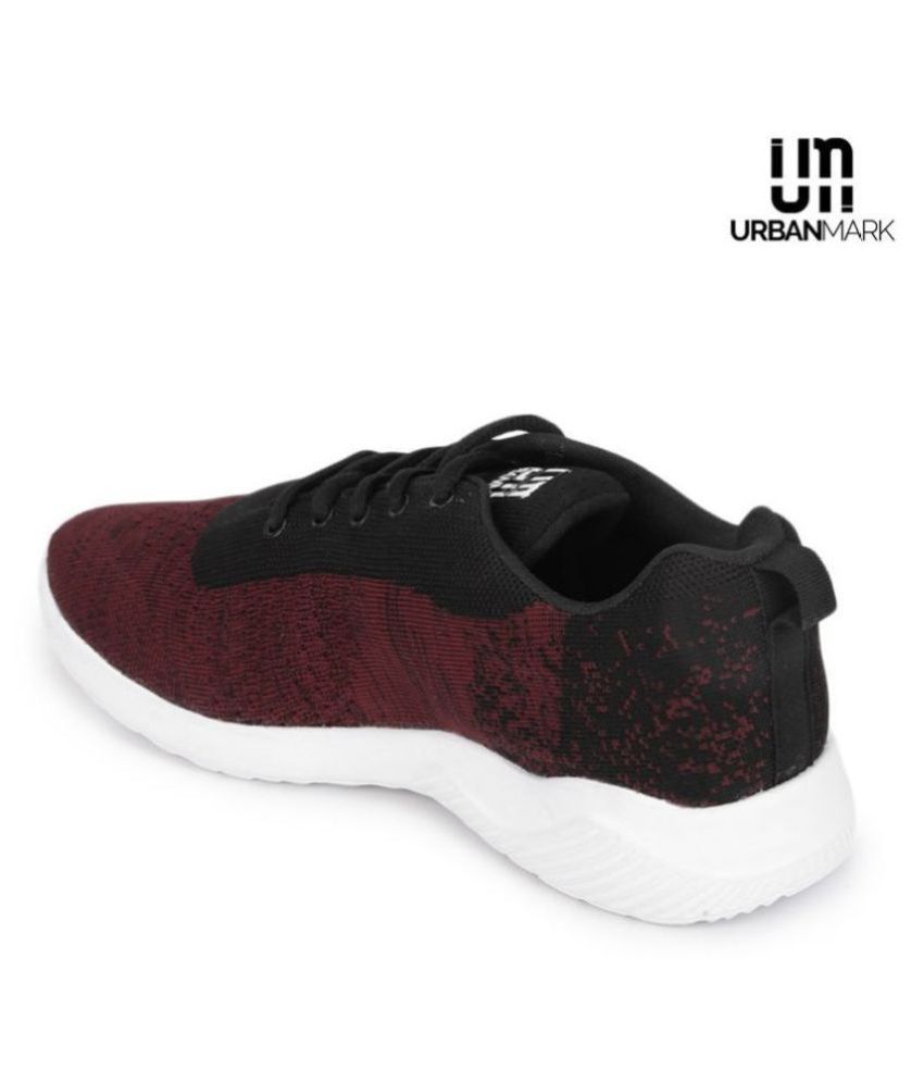 Buy UrbanMark Maroon Men's Sports Running Shoes Online at Best Price in