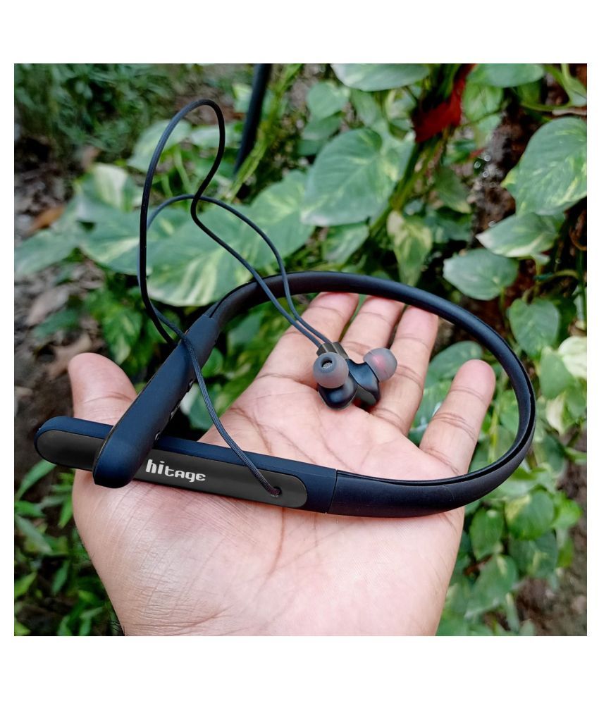 hitage NBT-5768 36 HOURS BATTERY Neckband Wireless With Mic Headphones/Earphones - Buy hitage 