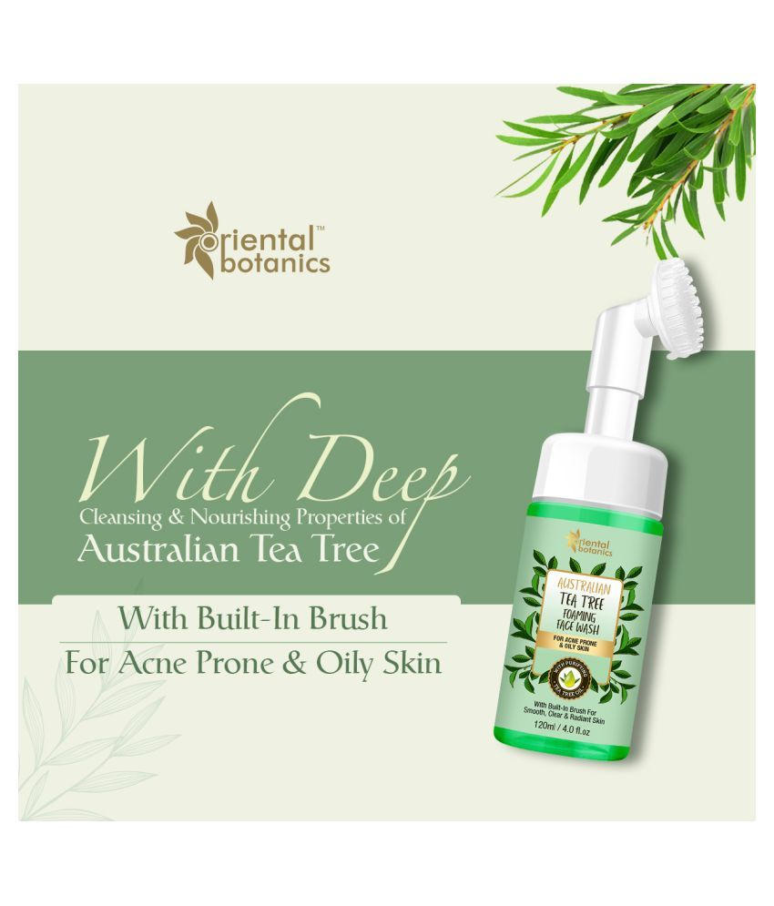 Oriental Botanics TEA TREE ANTI ACNE FOAMING FACE WASH Face Wash 120 mL