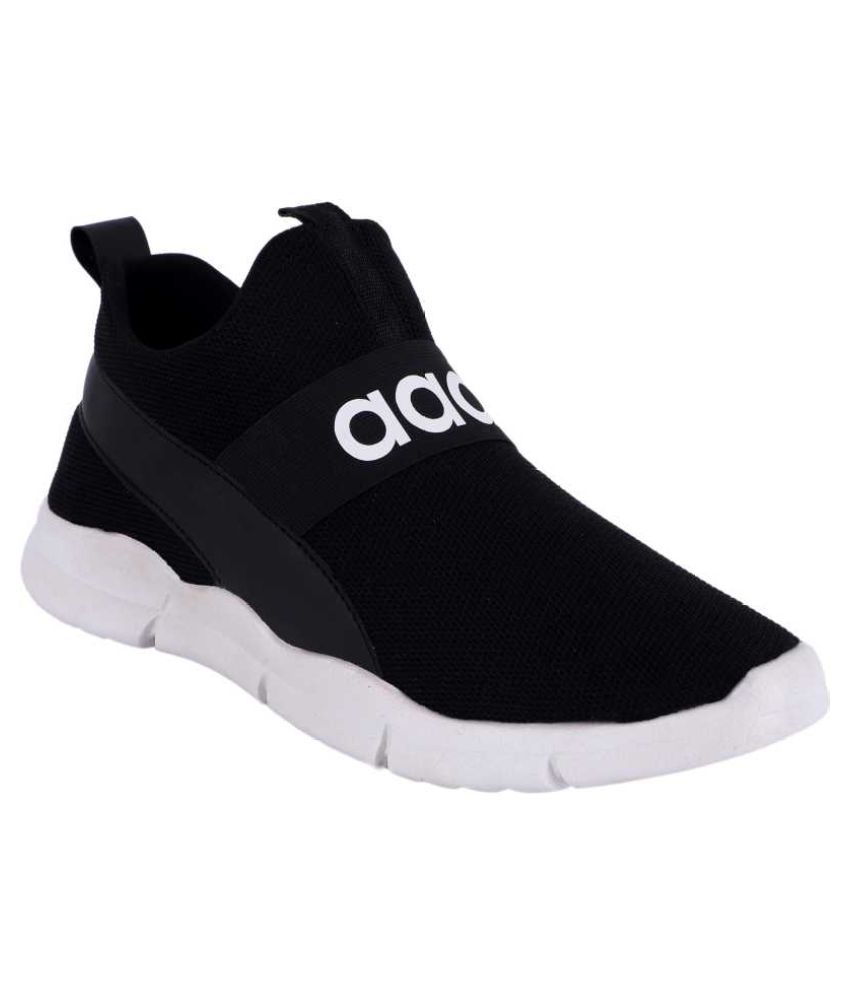     			Aadi - Black Men's Slip-on Shoes