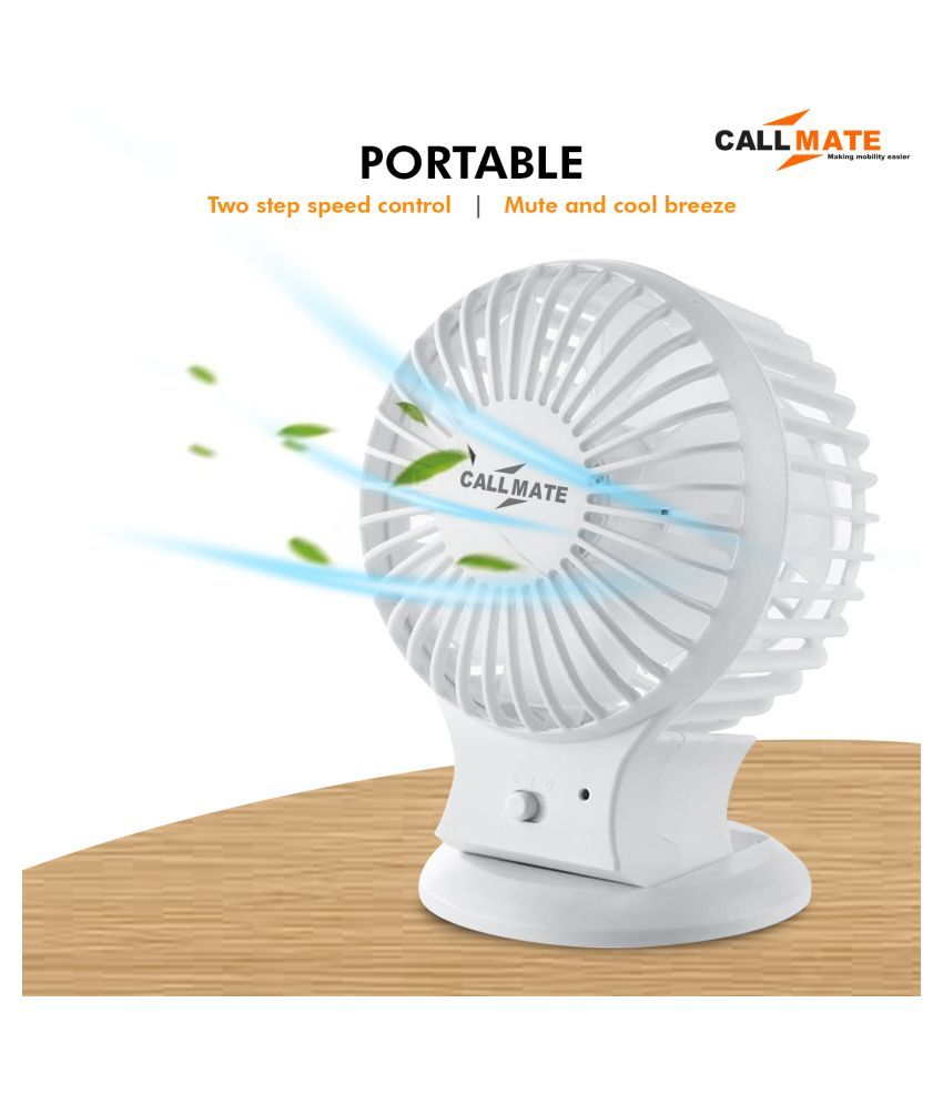 Buy Callmate USB Fan White Pack of Pack of 1 Online at Best Price in ...