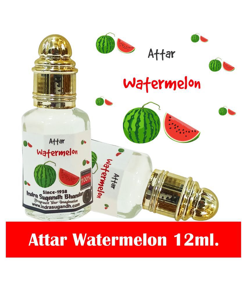     			INDRA SUGANDH BHANDAR - Fruity Collection - Watermelon Attar For Men & Women 12ml Pack Of 1