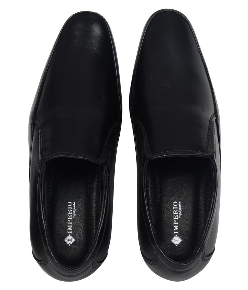 Imperio Non-Leather Black Formal Shoes Price in India- Buy Imperio Non ...