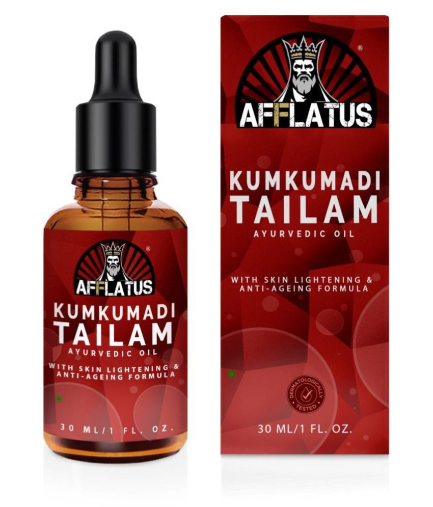 Afflatus Ayurvedic Natural Kumkumadi Facial Oil for Anti-Aging Glowing, Shine and Brightness Face Serum 30 mL