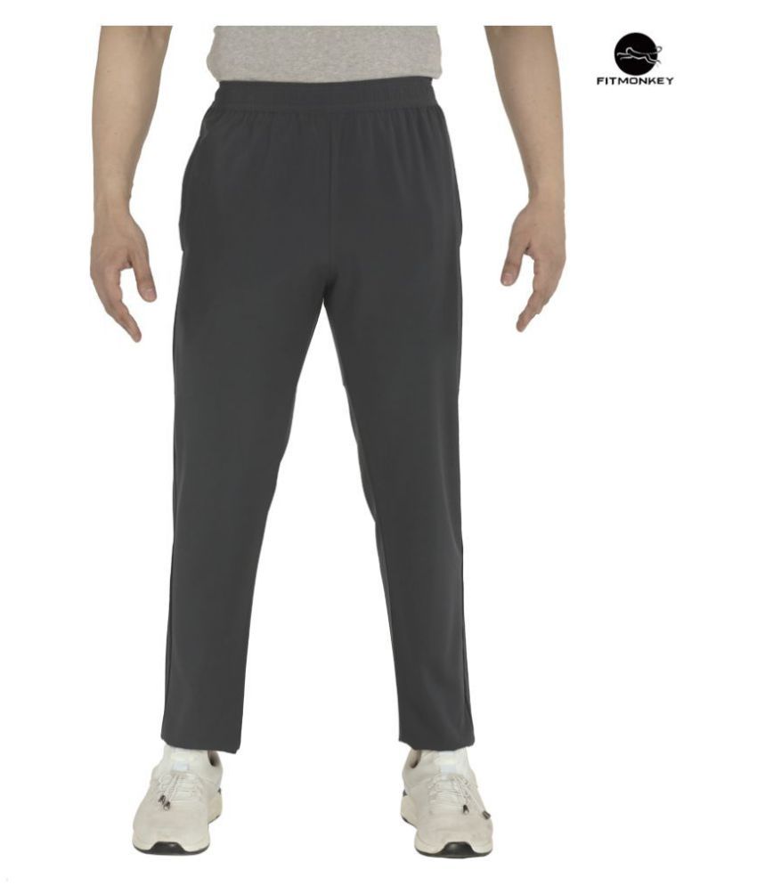 stretchable track pants