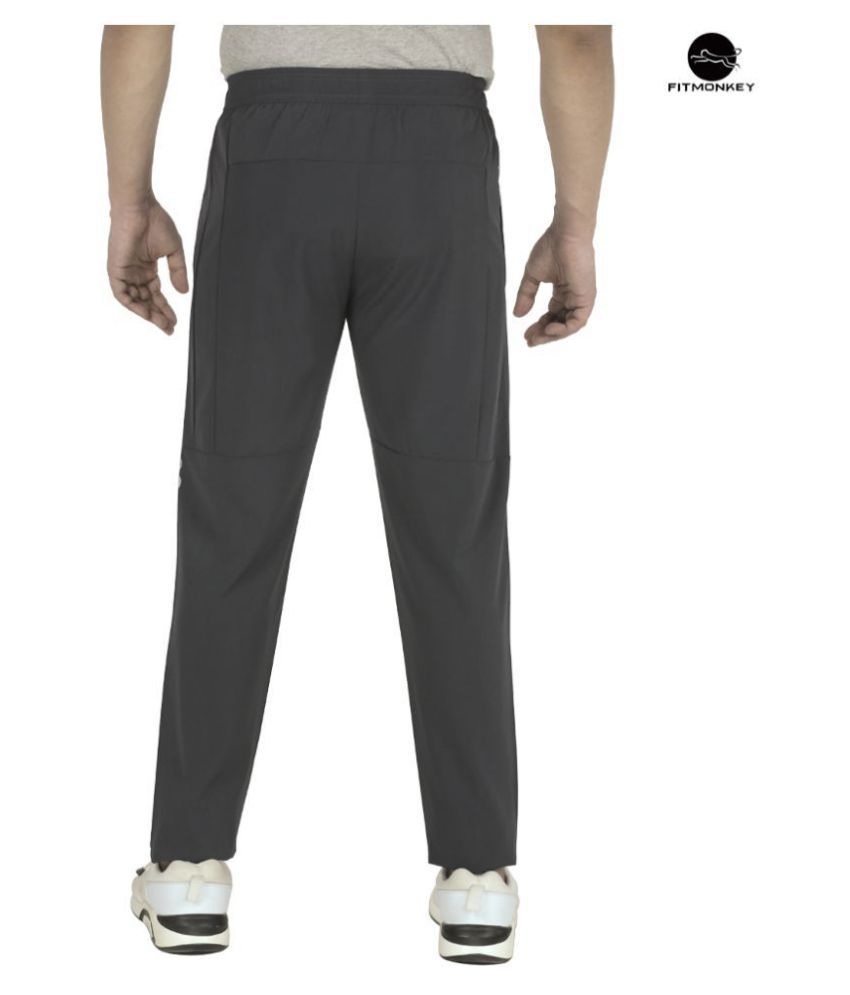 stretchable track pants