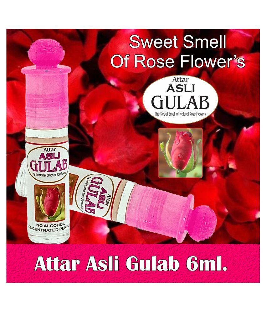     			INDRA SUGANDH BHANDAR Attar Asli Gulab|Rose 6ml Rollon Pack