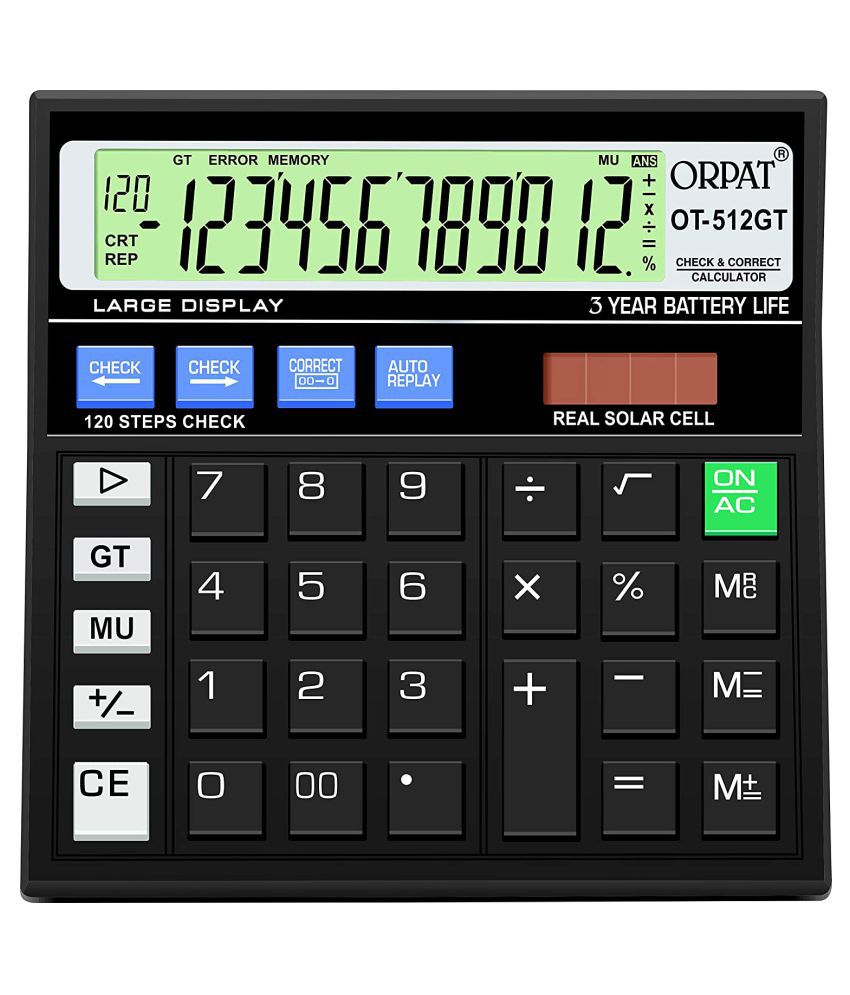    			Orpat OT-512GT Calculator (Black)