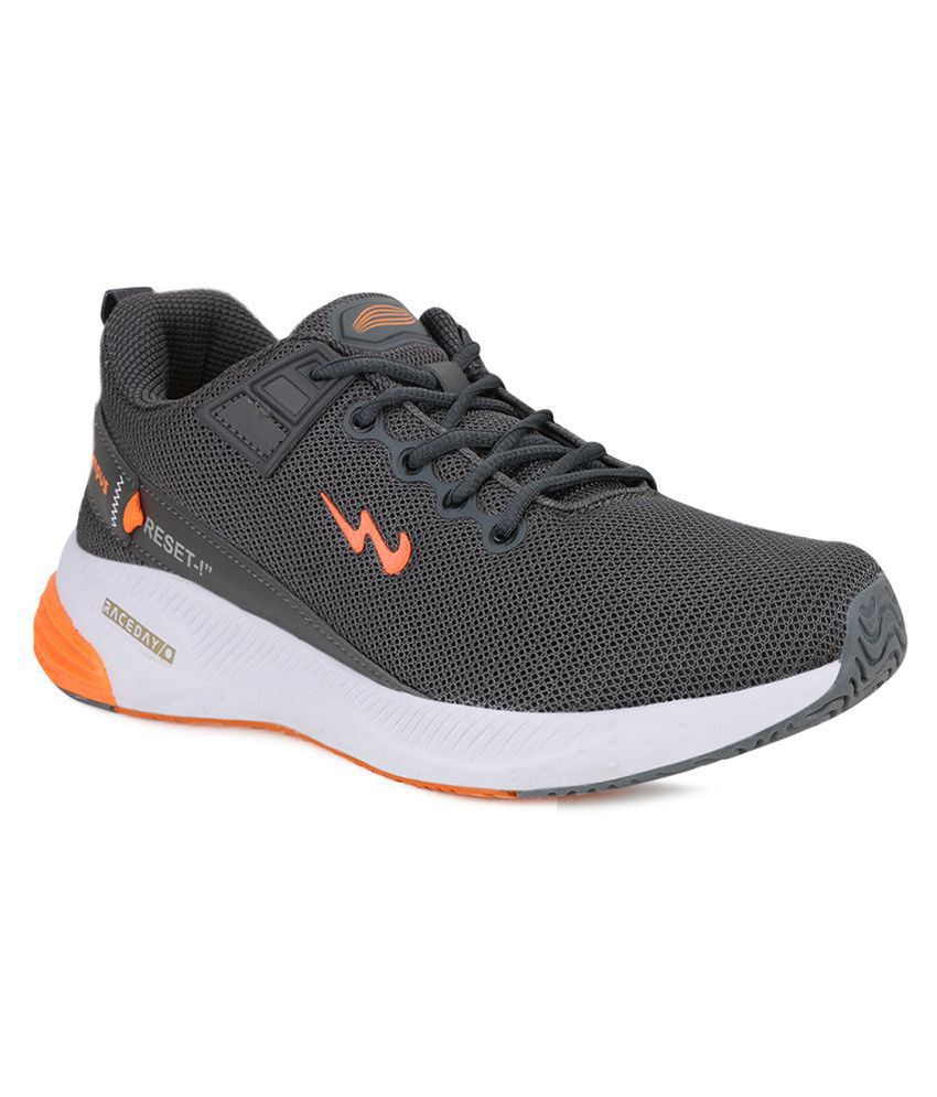     			Campus REFRESH PRO Gray Running Shoes
