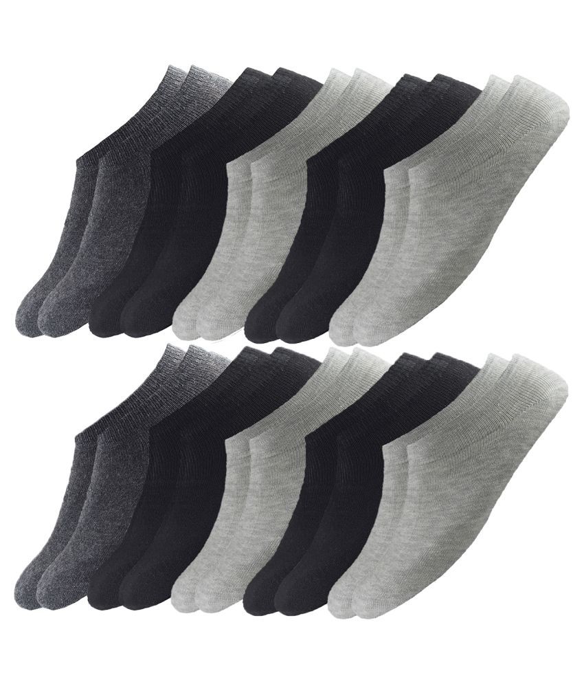     			hicode - Cotton Men's Solid Multicolor Low Cut Socks ( Pack of 10 )