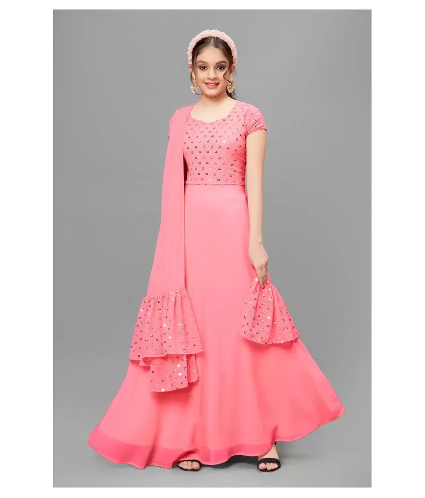 Arshia Fashions Girls Gown Dress for Kids  Buy Arshia Fashions Girls Gown  Dress for Kids Online at Low Price  Snapdeal