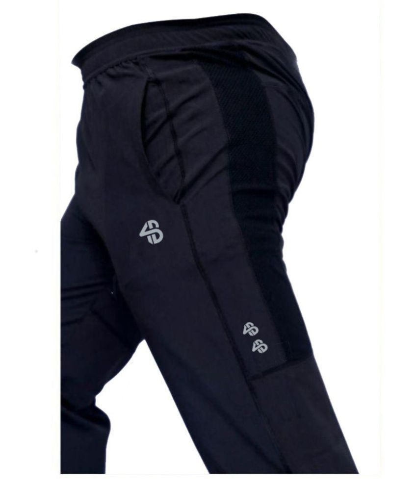 Forbro - Black Polyester Men's Sports Trackpants ( Pack of 1 )