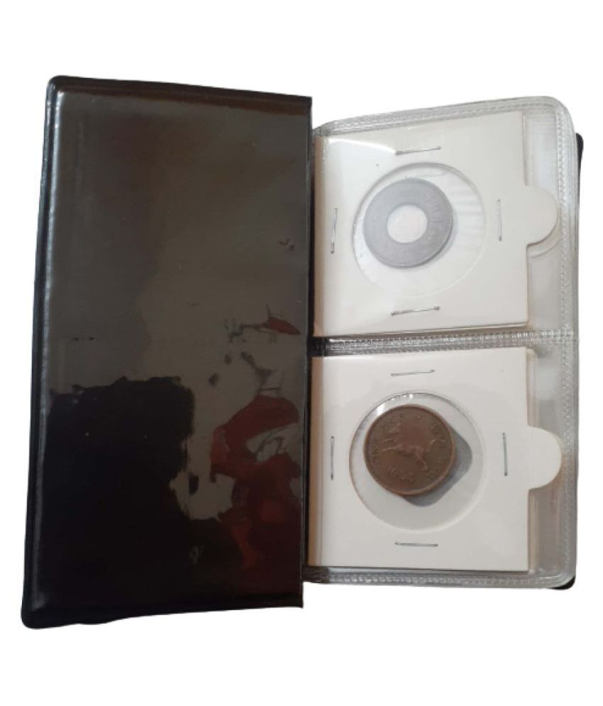     			British India & Republic India All Different 20 Coins Set in Beautiful Coin Wallet / Album,,,Collectible