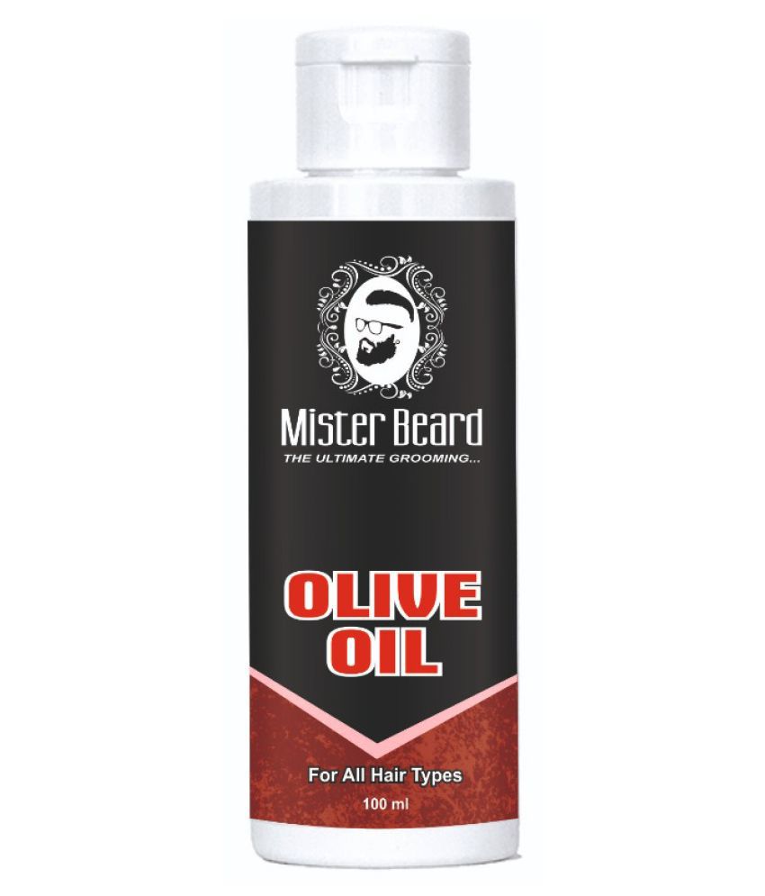 MISTER BEARD Olive Hair Oil 100 mL Fliptop Plastic Jar