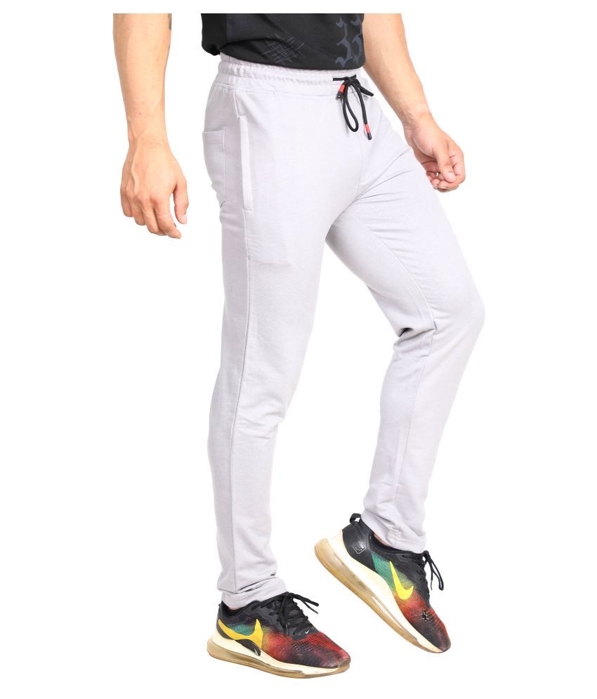 cotton blend track pants