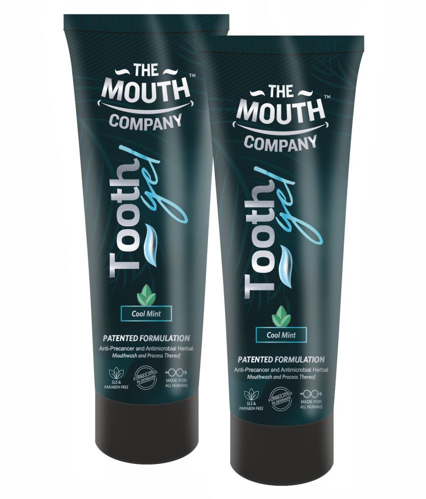     			The Mouth Company Patented - Cool Mint Toothpaste Gel 75 gm Pack of 2