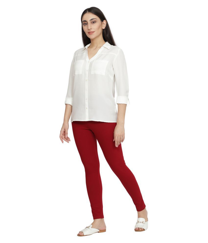 Buy NUEVOSDAMAS Cotton Casual Pants Online at Best Prices in India ...