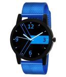 newmen - Blue PU Analog Men's Watch