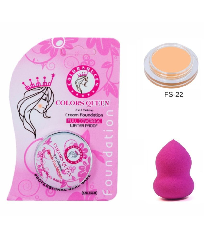 Colors Queen 2 In 1 Cream Foundation Water Proof Light Pack Of 2 22 G Buy Colors Queen 2 In 1 Cream Foundation Water Proof Light Pack Of 2 22 G At Best Prices In India Snapdeal