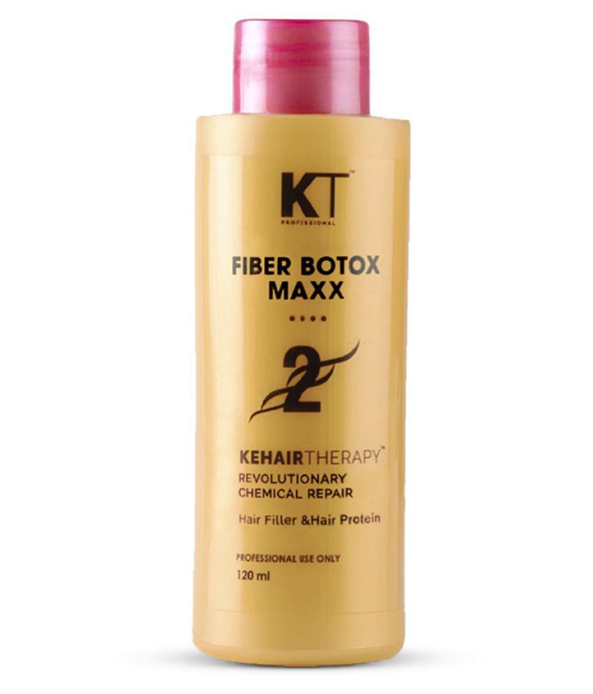 KT Professional Fiber Botox Maxx Hair Treatment - 120 ml: Buy KT  Professional Fiber Botox Maxx Hair Treatment - 120 ml at Best Prices in  India - Snapdeal