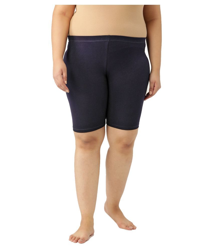     			Leading Lady Cotton Hot Pants - Navy