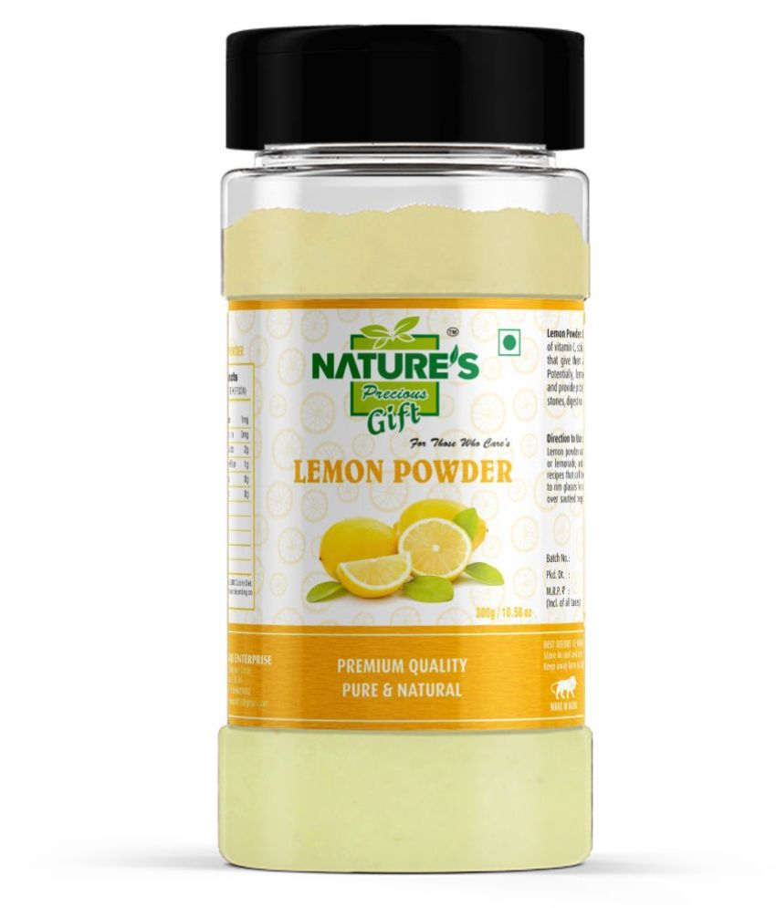     			Nature's Gift Lemon Powder - 10.58 Oz Spice Jar Powder 300 gm