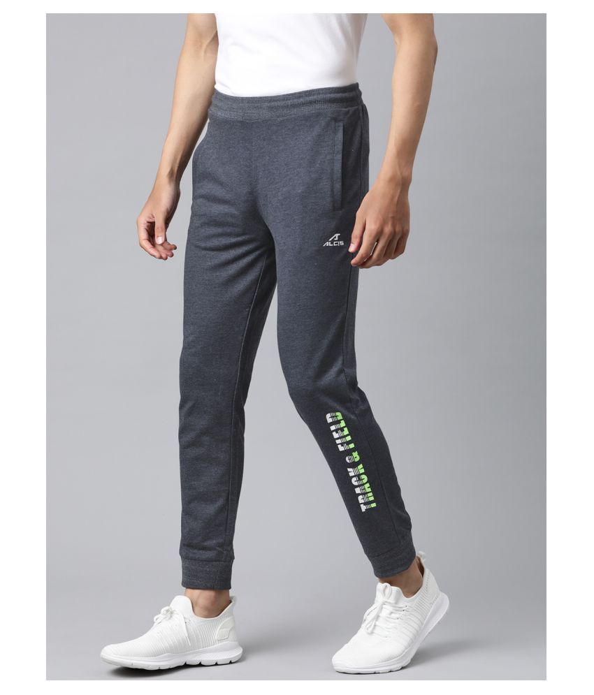 mens navy blue track pants