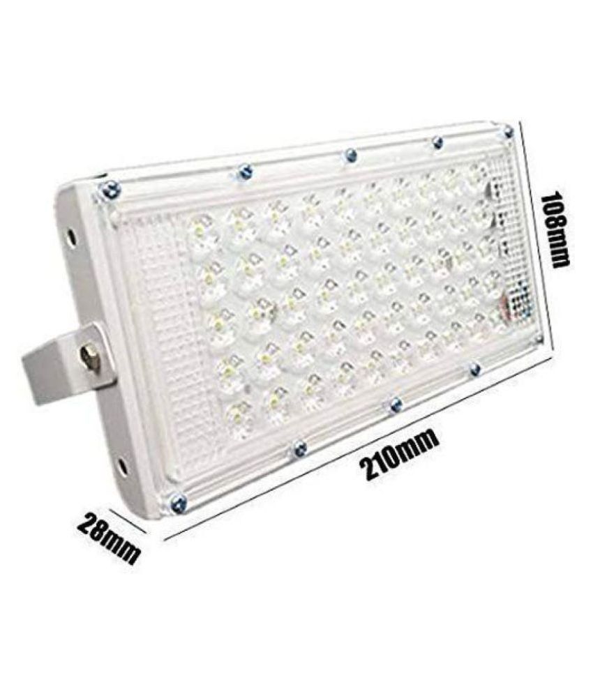     			SYNN POWER 50 Watts IP 66 Flood Light Cool Day Light - Pack of 1