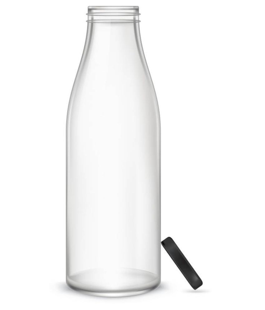     			Afast Glass Water Bottle, Transparent, Pack Of 1, 500 ml