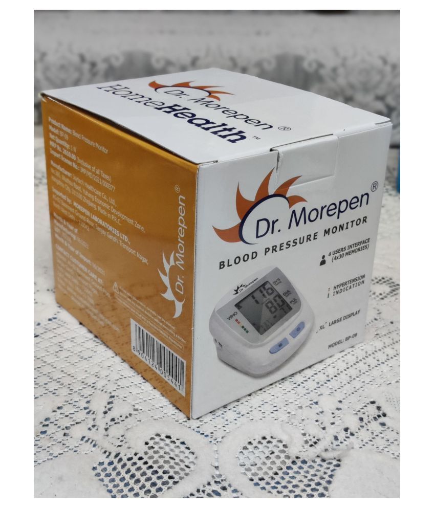 Dr. Morepen BP09 Fully Automatic Blood Pressure Monitor Buy Dr