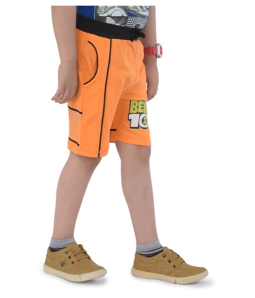 Ben 10 Kids Boys Orange Shorts - Buy Ben 10 Kids Boys Orange Shorts ...