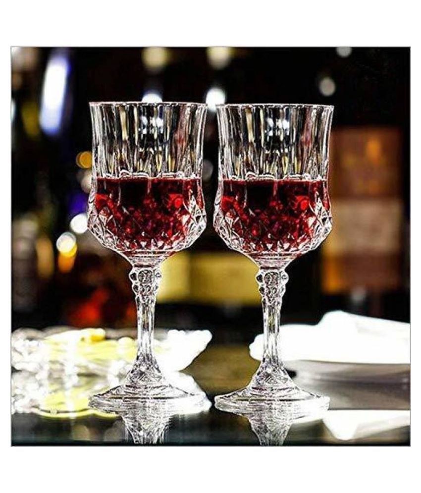     			Afast Wine  Glasses Set,  100 ML - (Pack Of 2)