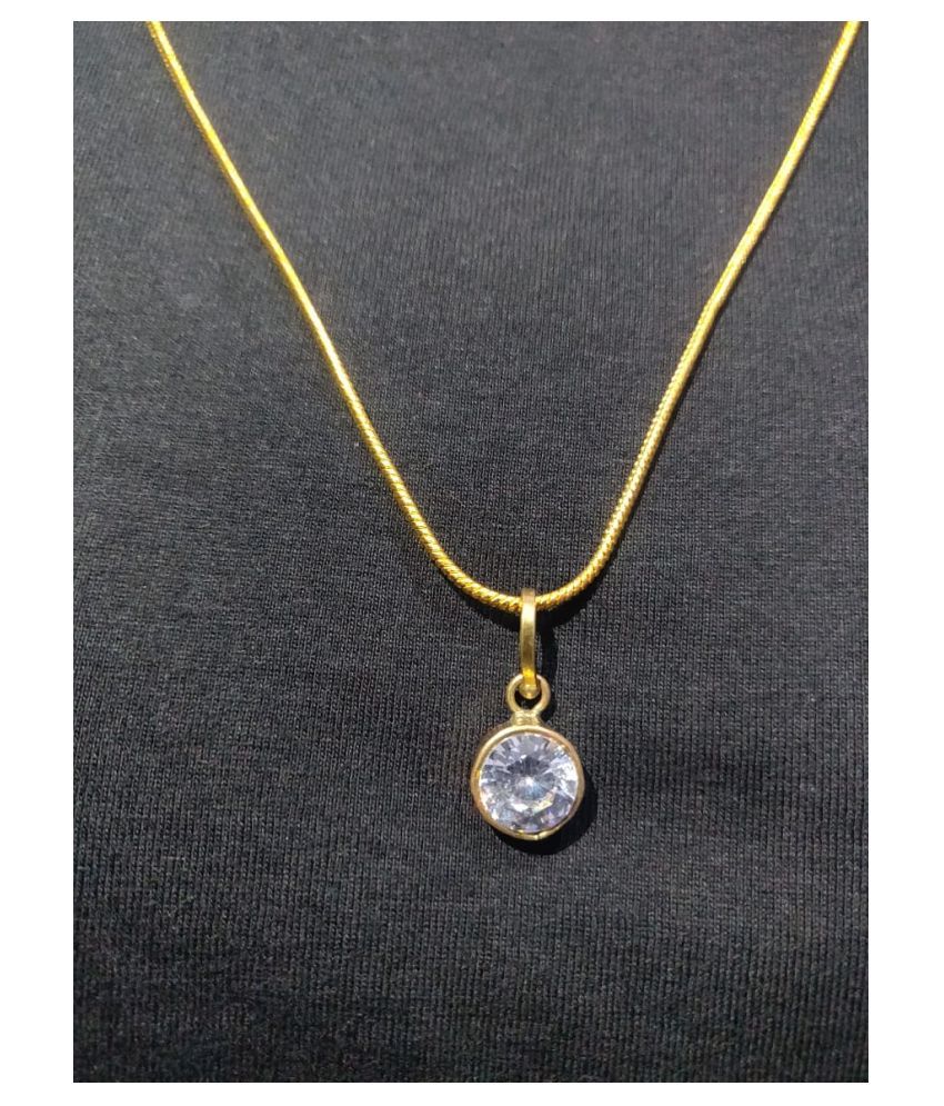 diamond locket with gold chain