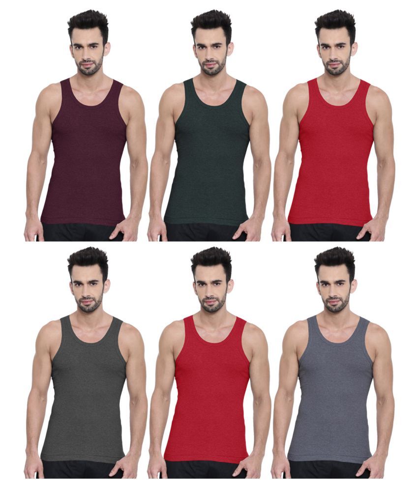     			Dixcy Scott Multi Sleeveless Vests Pack of 6