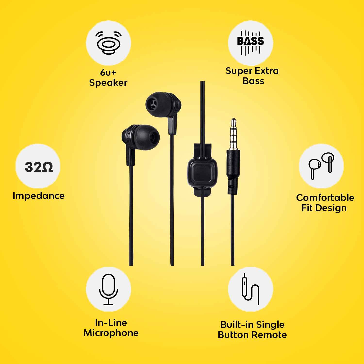 Sleek BE L4 BEEX Universal Wired earphone In Ear Wired With Mic Headphones/Earphones Buy Sleek
