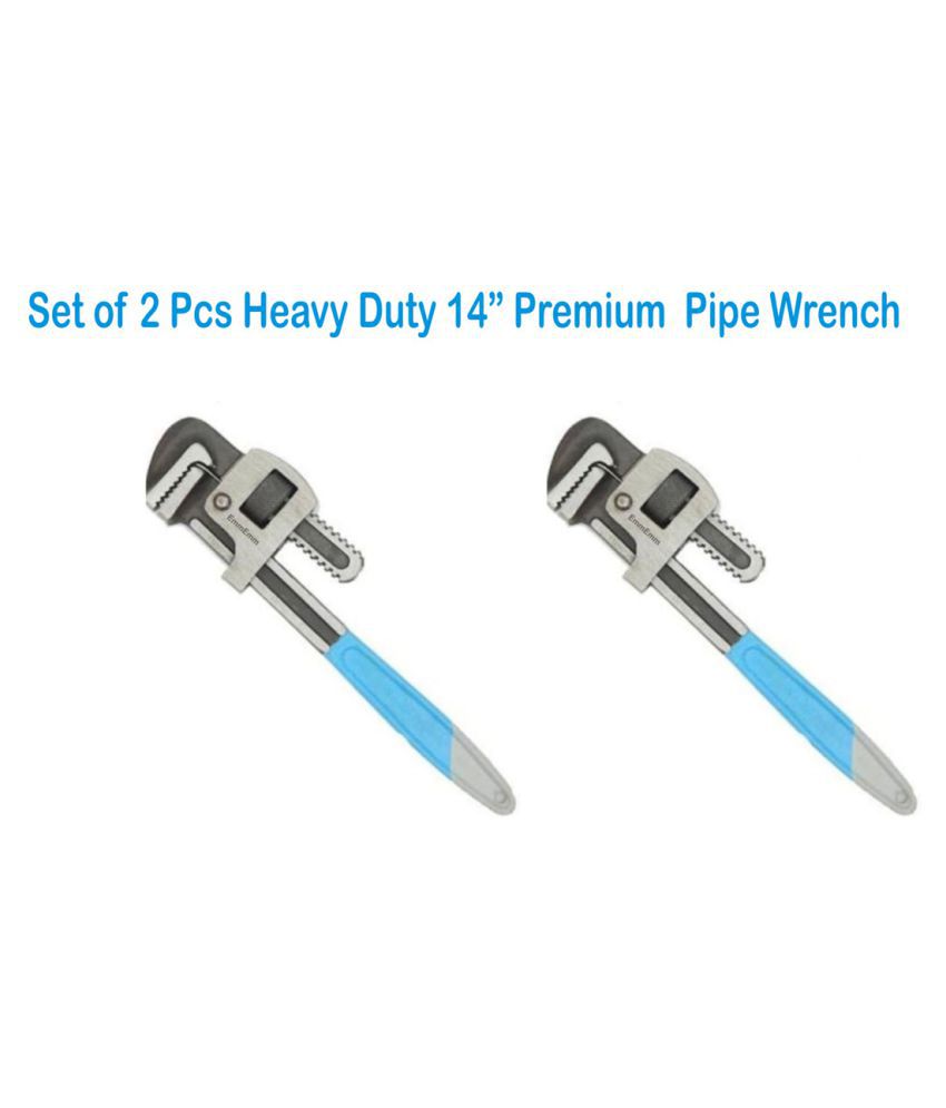 EmmEmm Pipe Wrench Set of 2 Pc