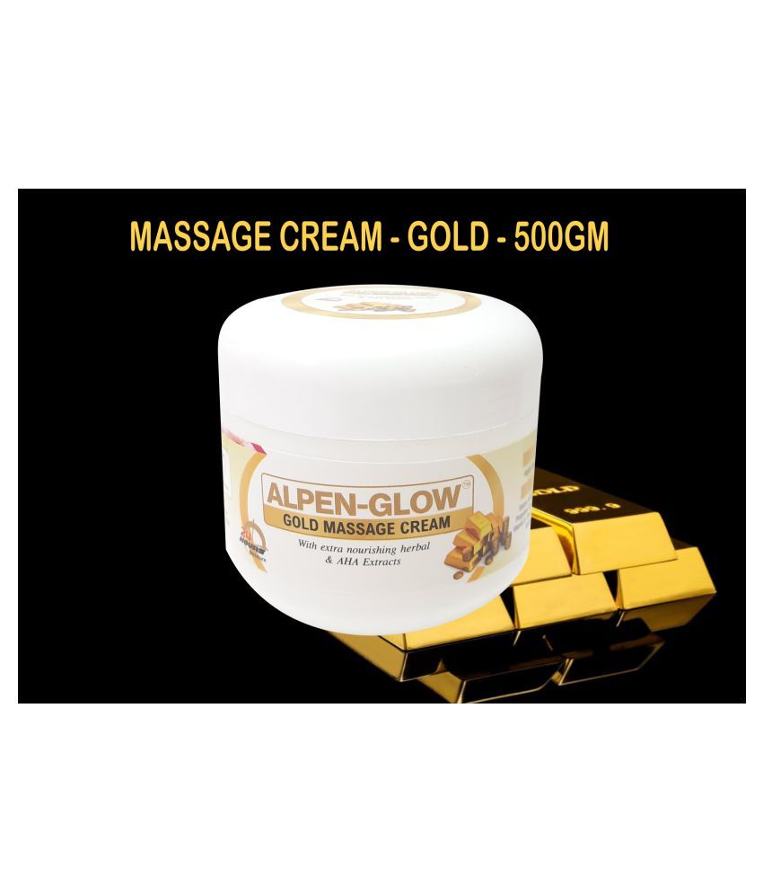 ALPEN-GLOW Gold Massage Cream Day Cream 500 gm: Buy ALPEN-GLOW Gold ...