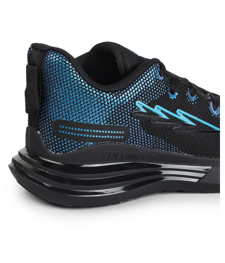 columbus black running shoes