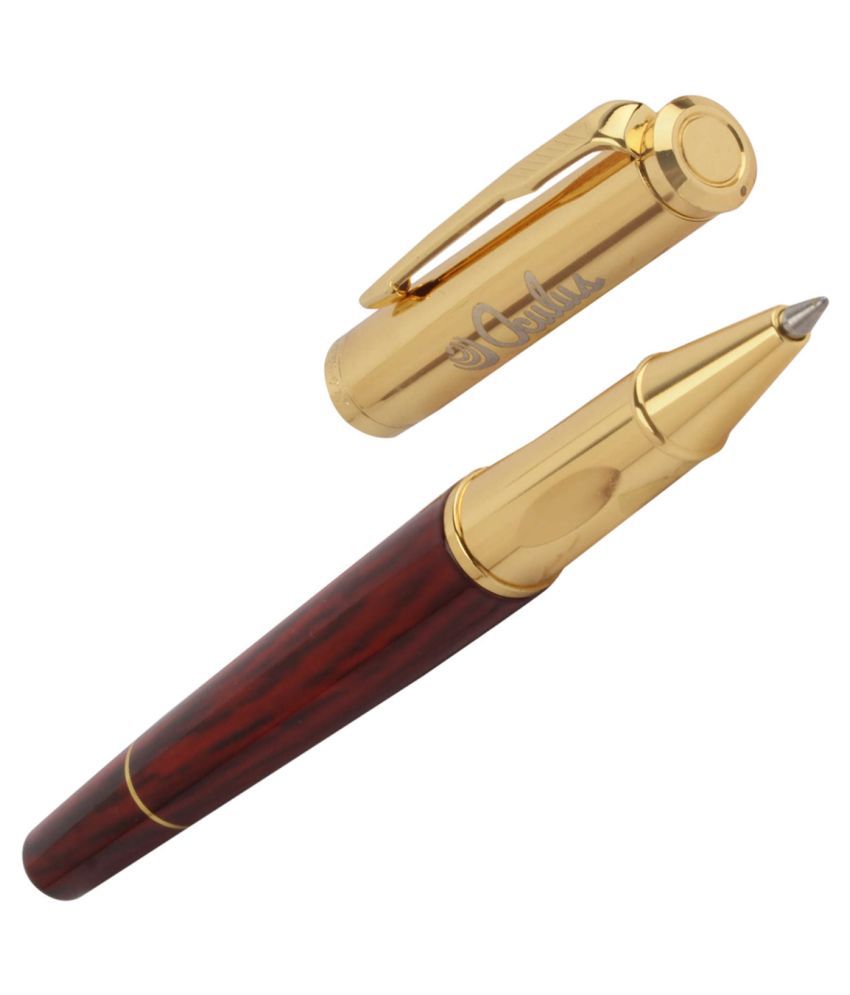 Oculus™ Impact 5733 Cap On/Off mechanism , Red with Golden Combination Metallic Ball Pen. Fitted with Germany Made Refill.