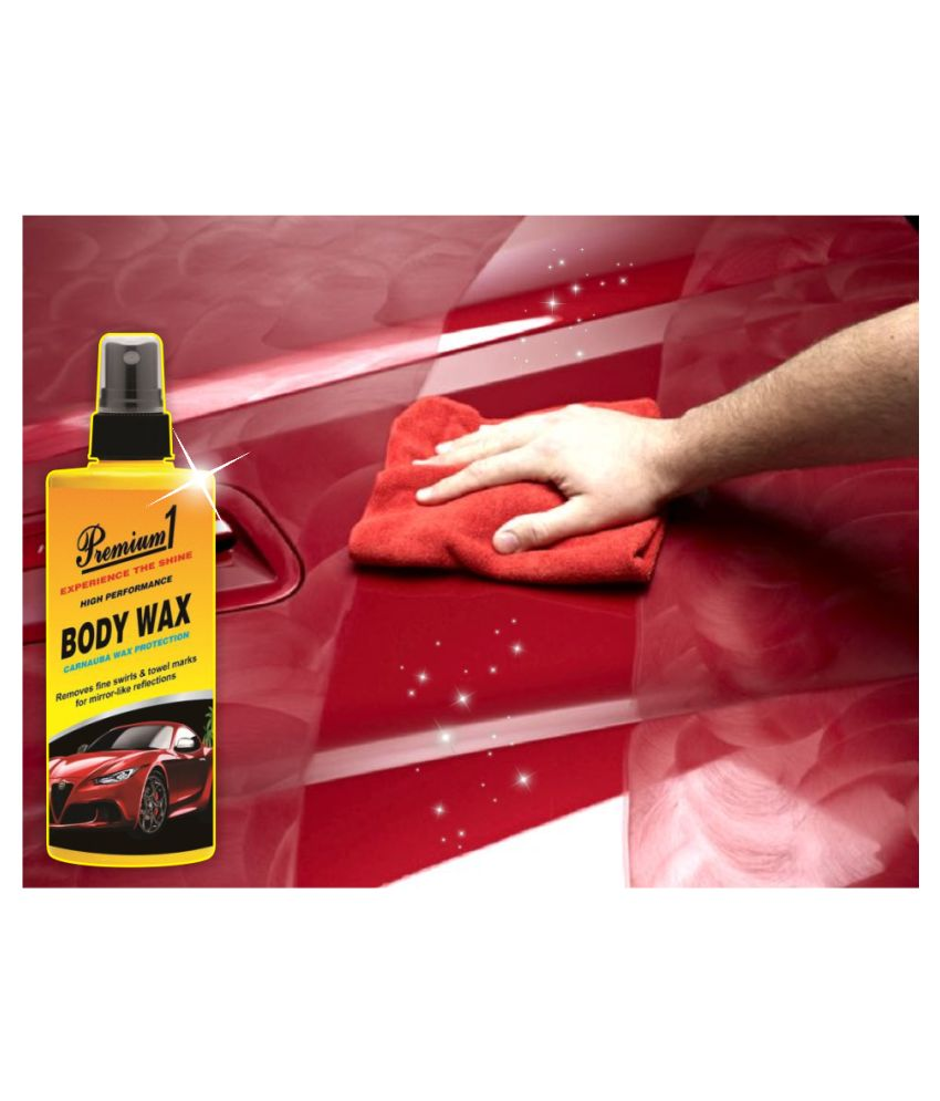 Premium1 Liquid Body Polish to Shine and Protect Vinyl, Rubber Car Body Wax 100ml Pack of 3 Buy