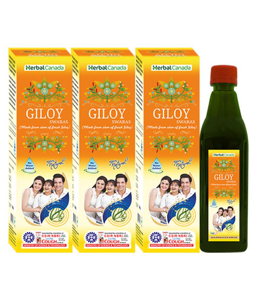     			Herbal Canada Giloy Ras Liquid 500 ml Pack of 3