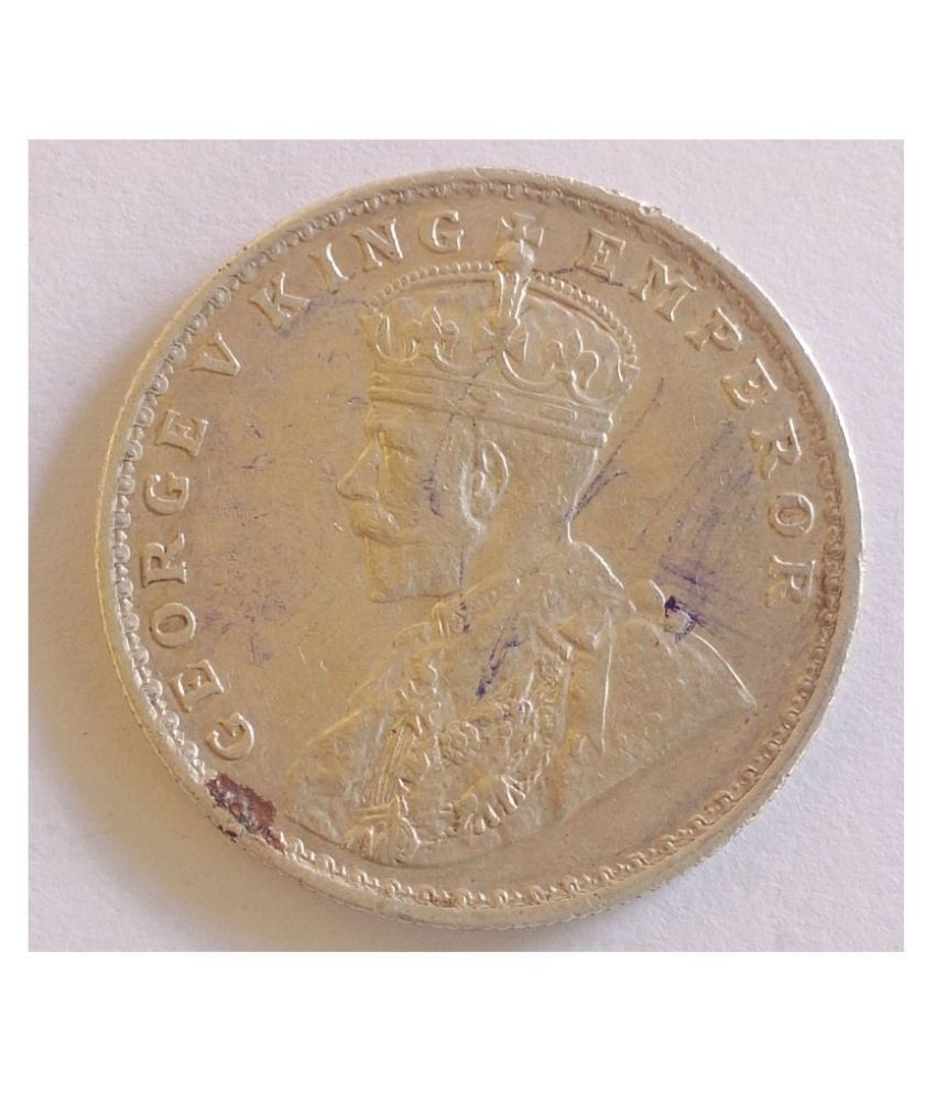     			BRITISH INDIA - 1 Rupee - George V 1912-1936 Silver (.917) • 11.66 g • ⌀ 30.5 mm KM# 524