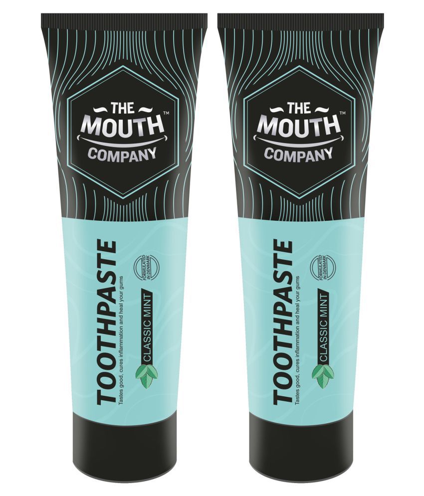     			The Mouth Company - Classic Mint Toothpaste 50 gm Pack of 2
