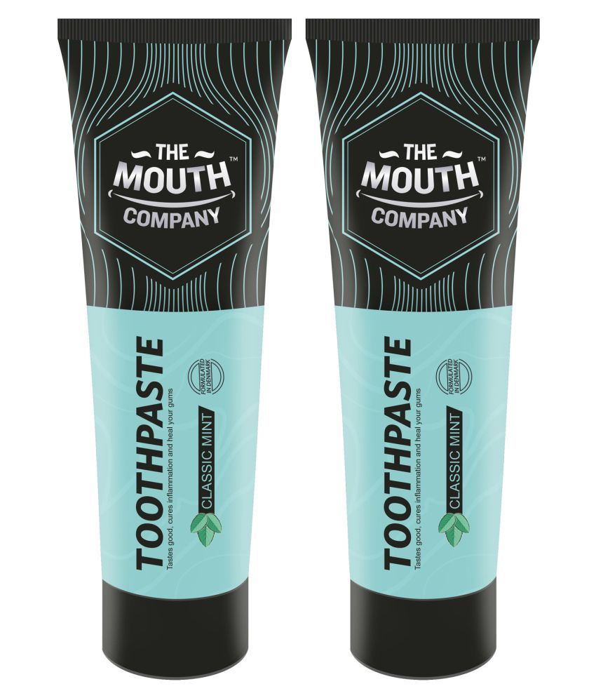     			The Mouth Company - Classic Mint Toothpaste 50 gm Pack of 2