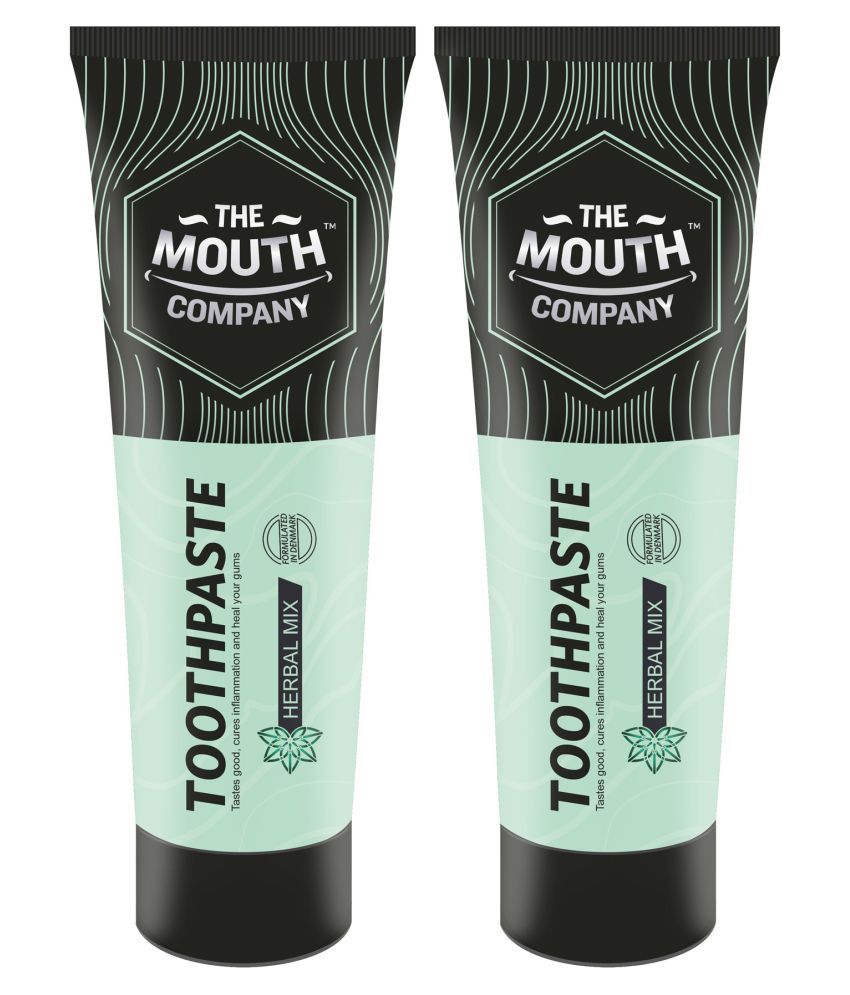     			The Mouth Company - Herbal Mix Toothpaste 75 gm Pack of 2